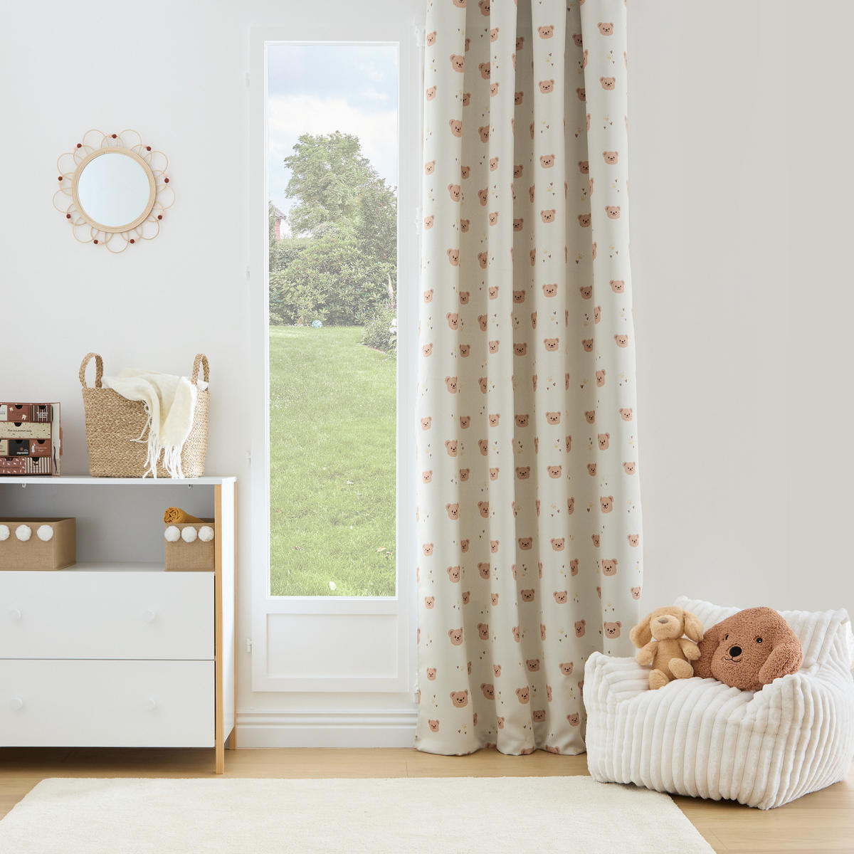 KINDERSITZ Vacuum Muzi 70/70/47 cm - Weiß, Kunststoff (70/47/70cm) - Atmosphera for kids