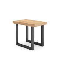 KONSOLENTISCH ausziehbar 58 bis 302cm, für 14 Gäste, eiche, 90/58/73cm - Eichefarben, Holzwerkstoff (90/302/73cm) - Skraut Home
