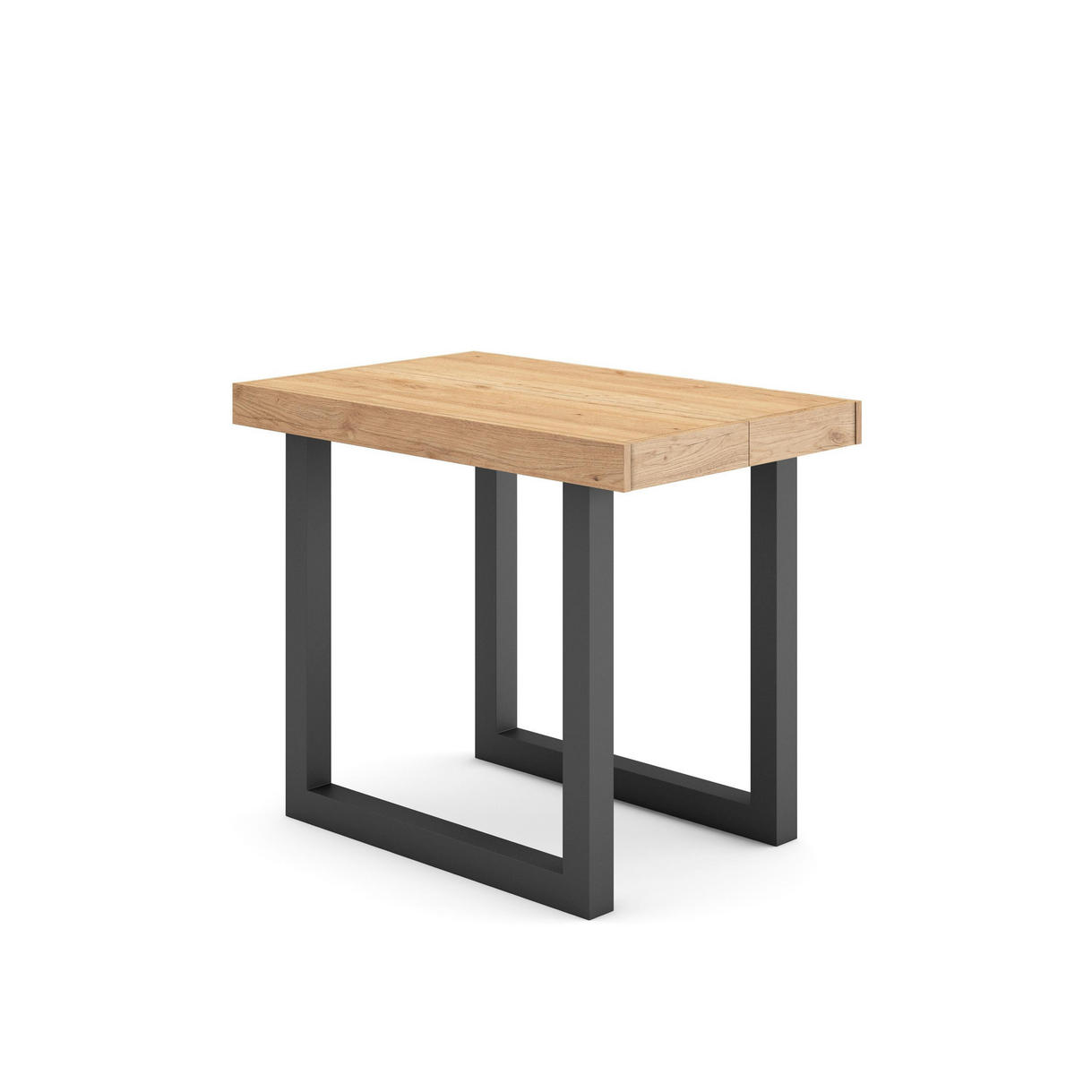 KONSOLENTISCH ausziehbar 58 bis 302cm, für 14 Gäste, eiche, 90/58/73cm - Eichefarben, Holzwerkstoff (90/302/73cm) - Skraut Home