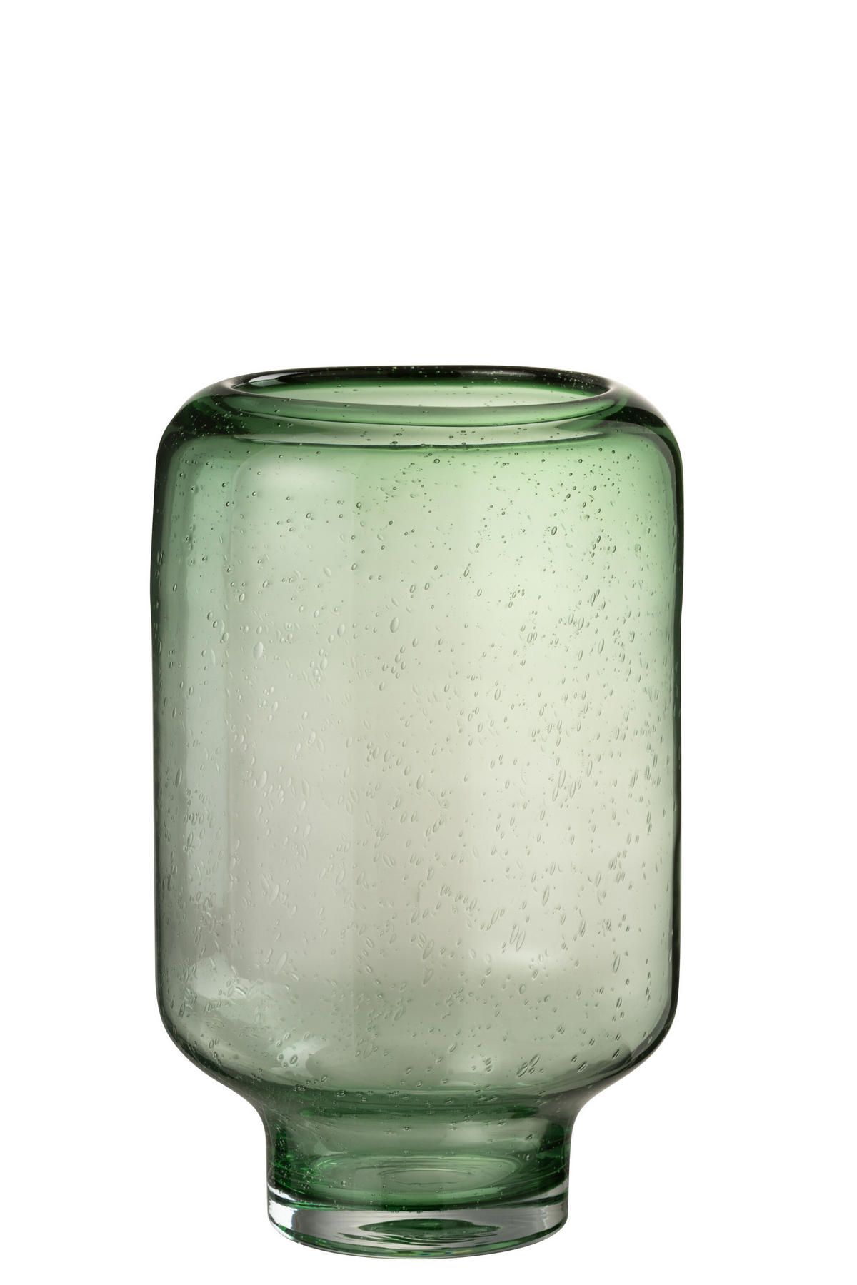VASE NORA - Glas - Grün - L - Ø 22 cm - Grün, Glas (22/36cm) - J-Line