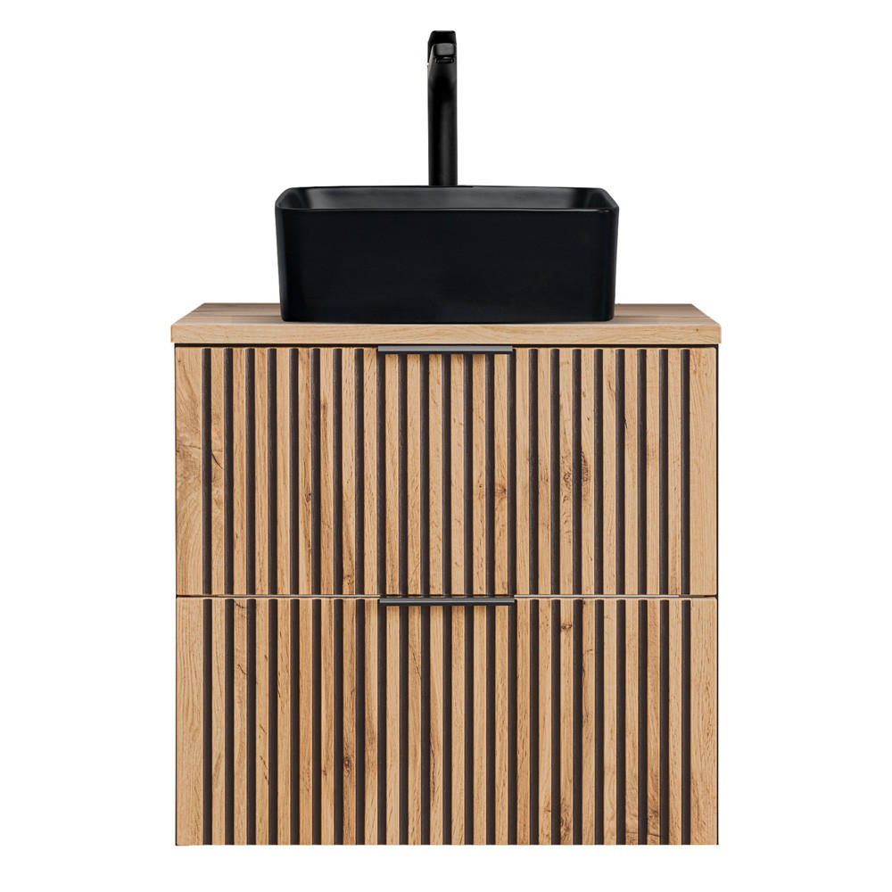 WASCHTISCH Xanten-56 - Braun, Holzwerkstoff (61/72/47cm) - Lomado