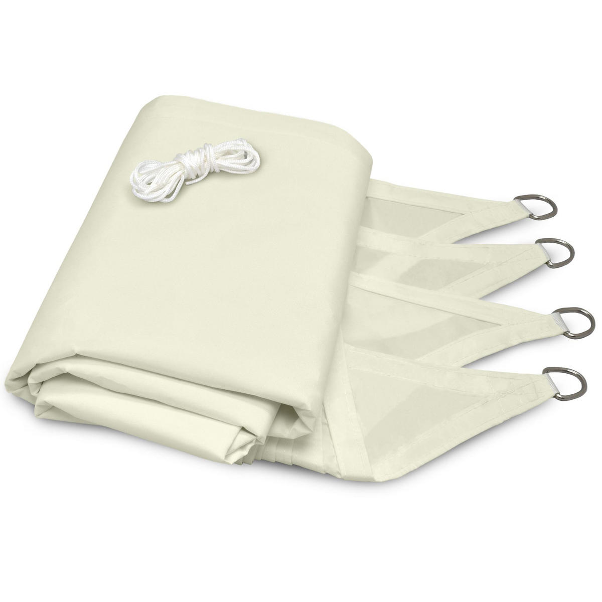 SONNENSEGEL SolVision PS9 300/400 cm rechteckig Creme PE - Creme, Kunststoff (400/300cm) - Sol Royal