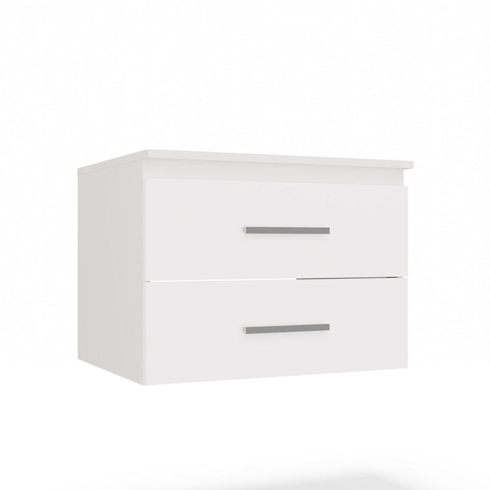SKŘÍŇKA POD UMYVADLO Bílá 60/45/50 - bílá, kompozitní dřevo (60/45/50cm) - RAUMHIRSCH FURNITURE