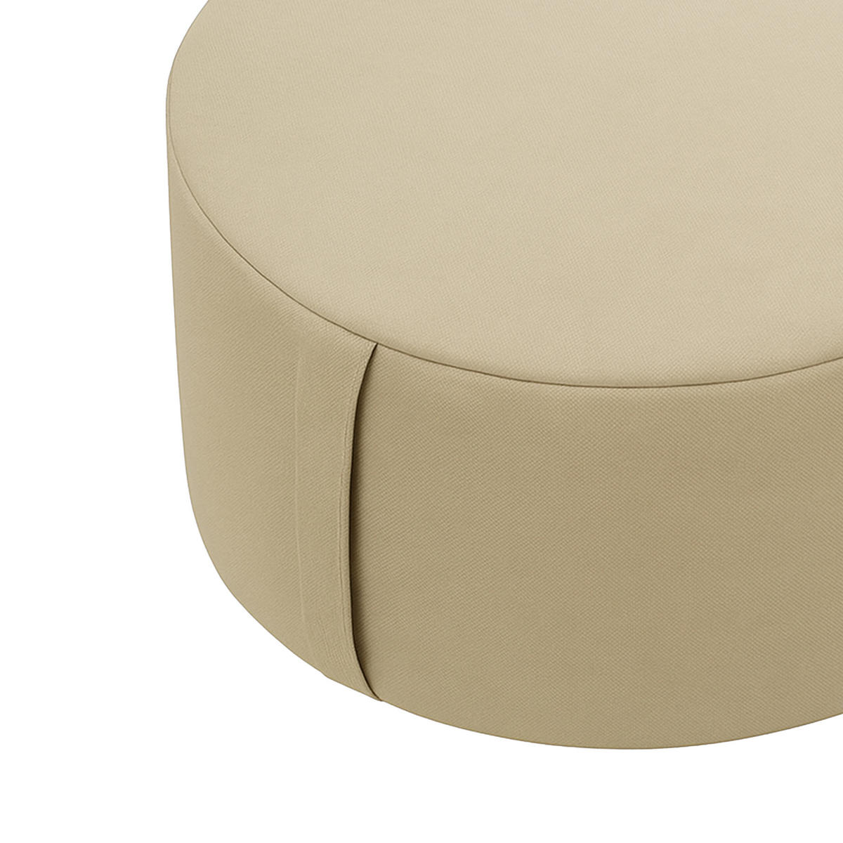 MEDITATIONSKISSEN - Beige, Naturmaterialien/Textil (33/33/13cm) - Relaxdays