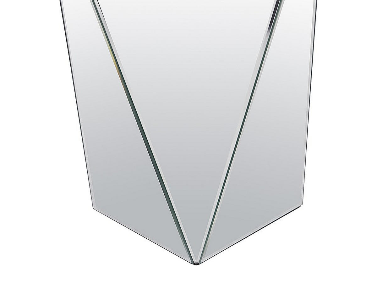 BEISTELLTISCH - MDF & Spiegel - Silberfarben - SIGRID - Silberfarben, Glas (30.7/30.7/71cm) - Pascal Morabito