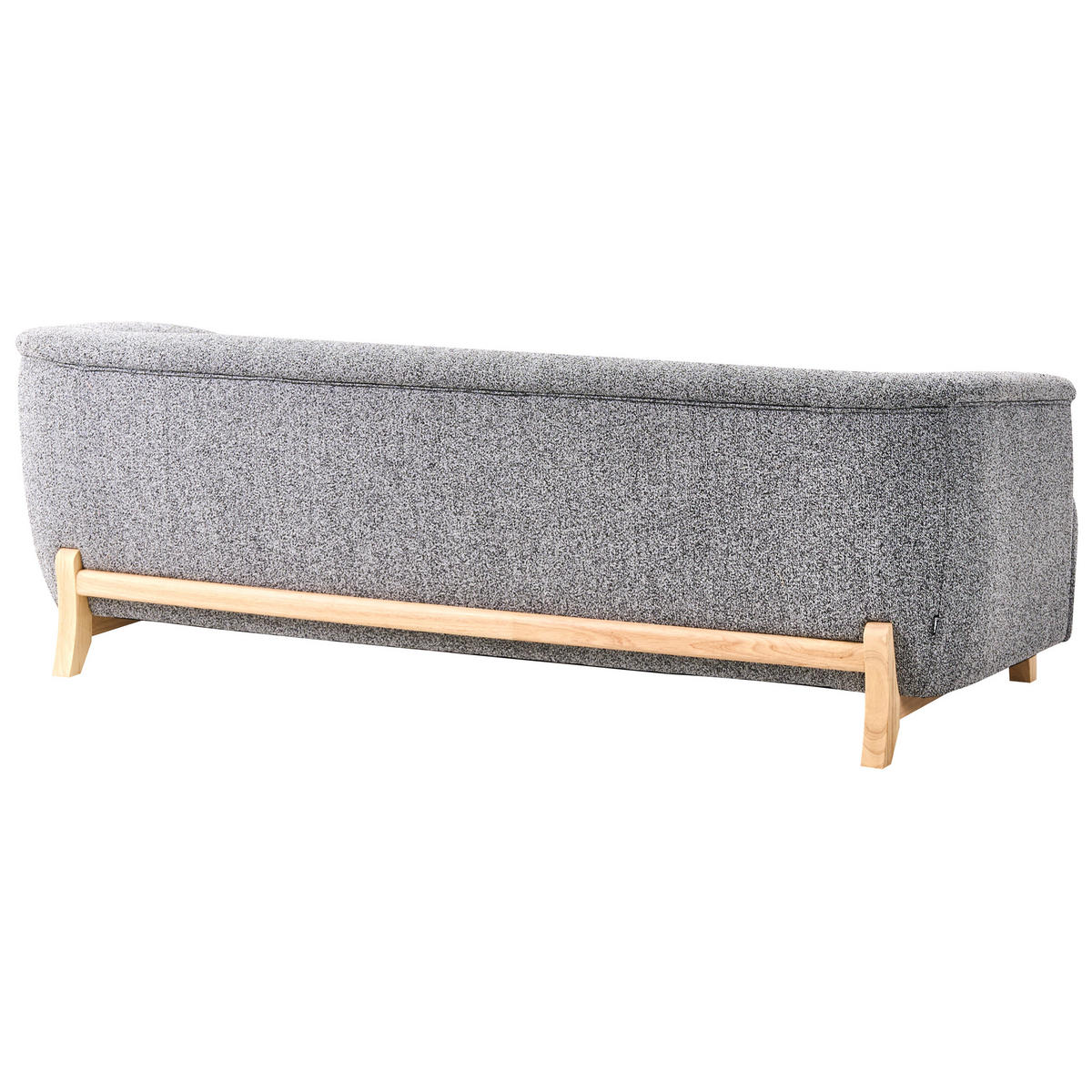 3-SITZER-SOFA Stoff Dunkelgrau Alnor - Dunkelgrau, Textil (205/67/85cm) - Beliani