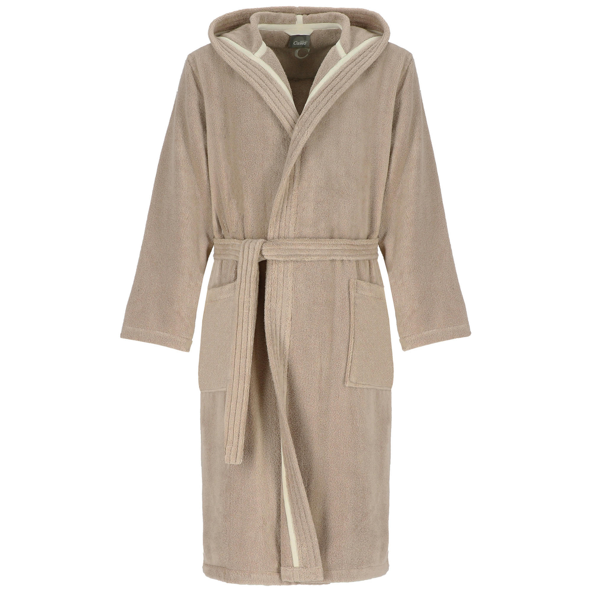 BADEMANTEL HERREN KAPUZE THE LUXURY 853 SAND - 375 - Beige, Textil (XLnull) - Cawö