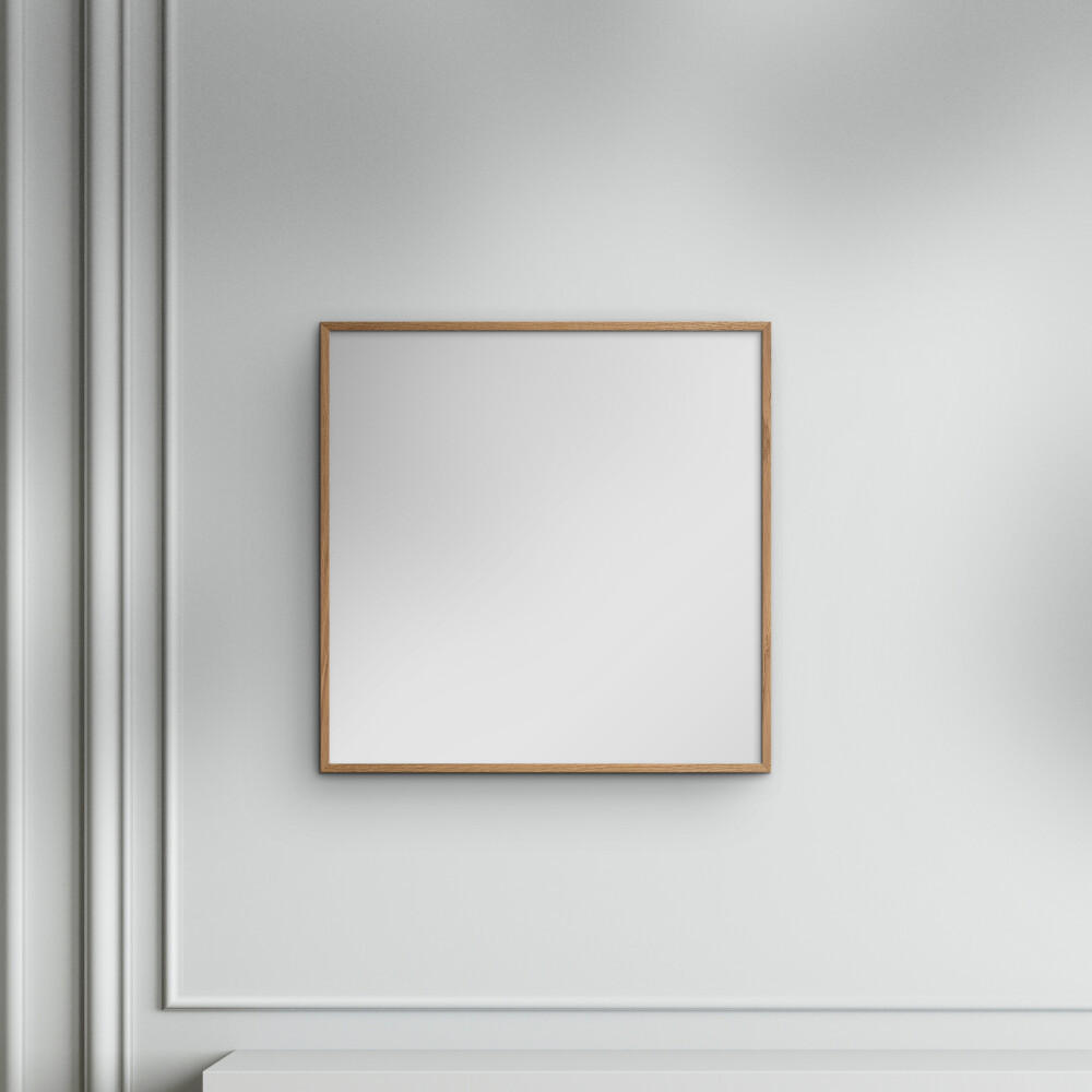 SPIEGEL - Natur Eichenholz - Eichefarben, Holz/Papier (50/50/2cm) - Poster&Frame