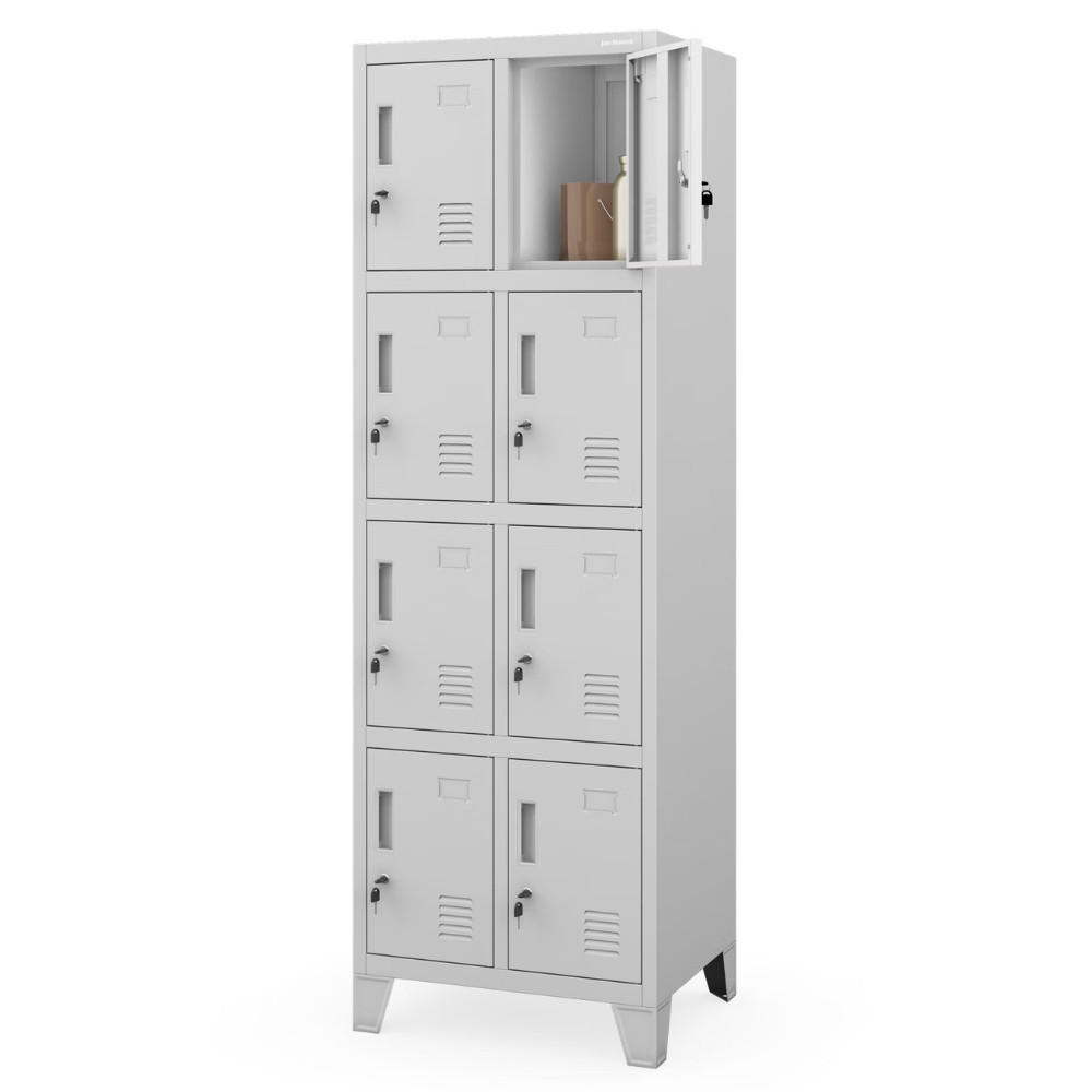 Jan Nowak Schliessfachschrank Grau 55.9x172x45 cm