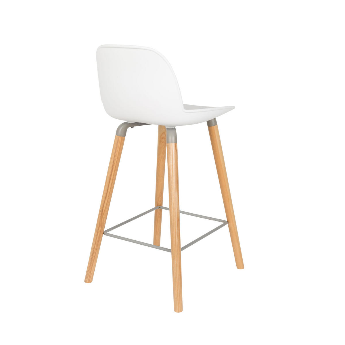 BARHOCKER Albert Kuip Rückenlehne 65 cm Weiß - 2 er Set - Weiß, Kunststoff (45/89/47.5cm) - Zuiver