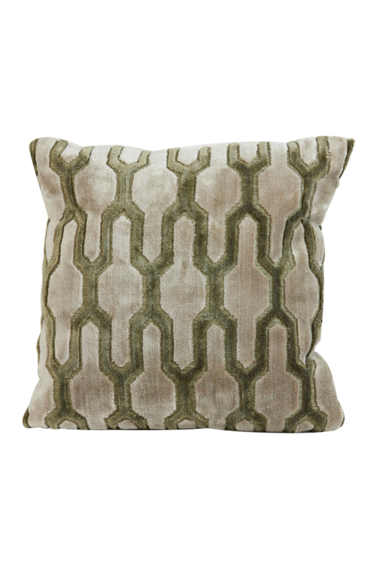 DEKOKISSEN Jembana Grün 45/45 cm - Grün, Textil (45/45cm) - Light & Living