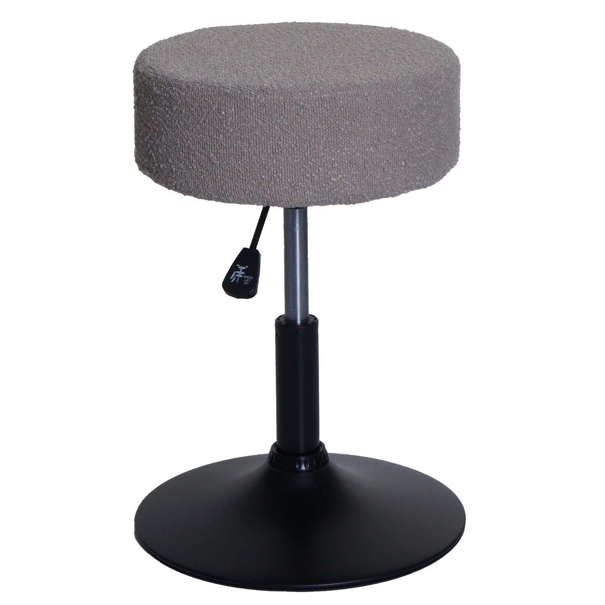 HOCKER taupe - Taupe, Textil (37/57/37cm) - MCW