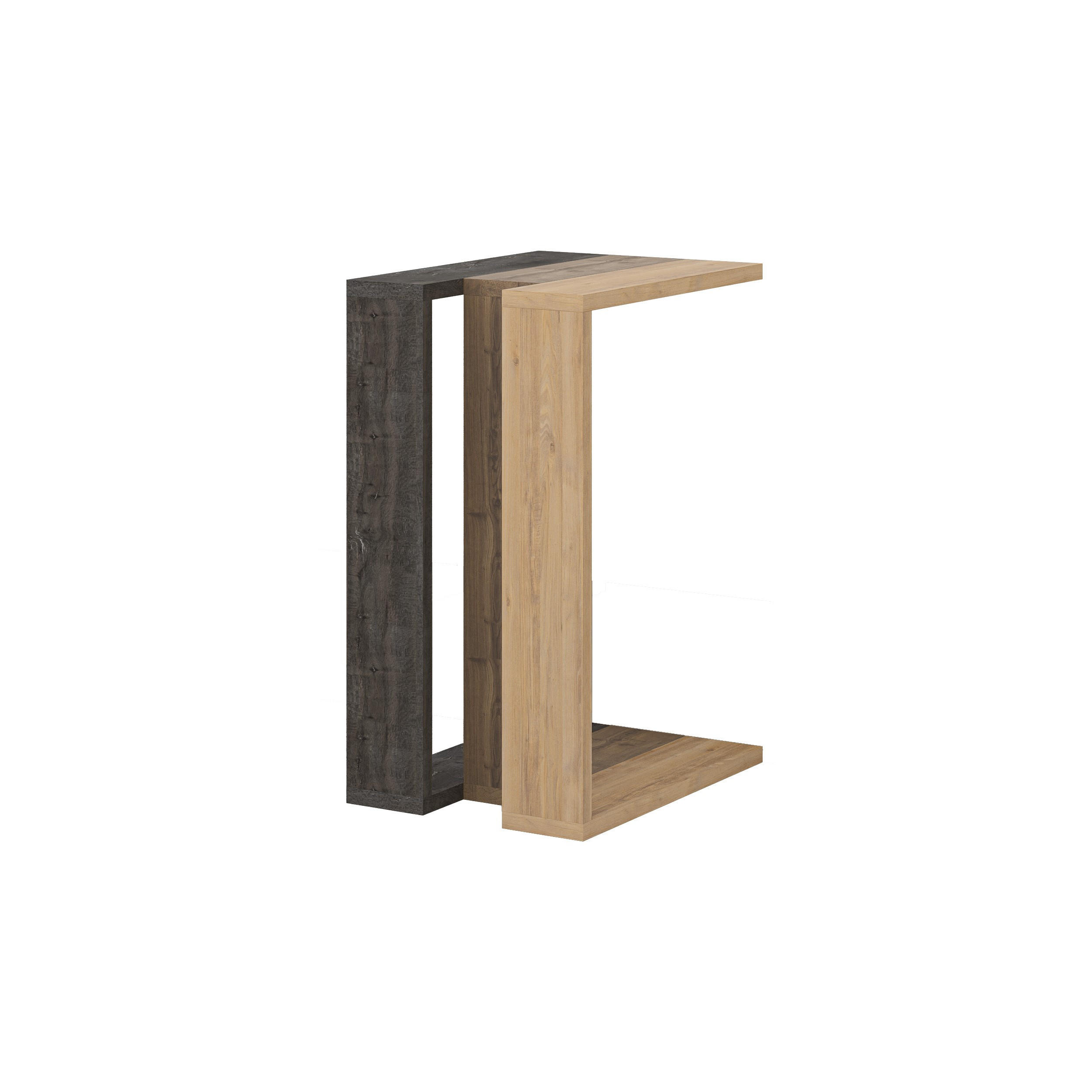 Decortie Beistelltisch Dunkelbraun 30x57x40 cm