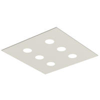 DECKENLEUCHTE - Weiß Hochglanz, Metall (50/50/4cm) - Lumicom