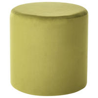 POUF Olivgrün Lovett - Grün, Textil (47/46/47cm) - Beliani