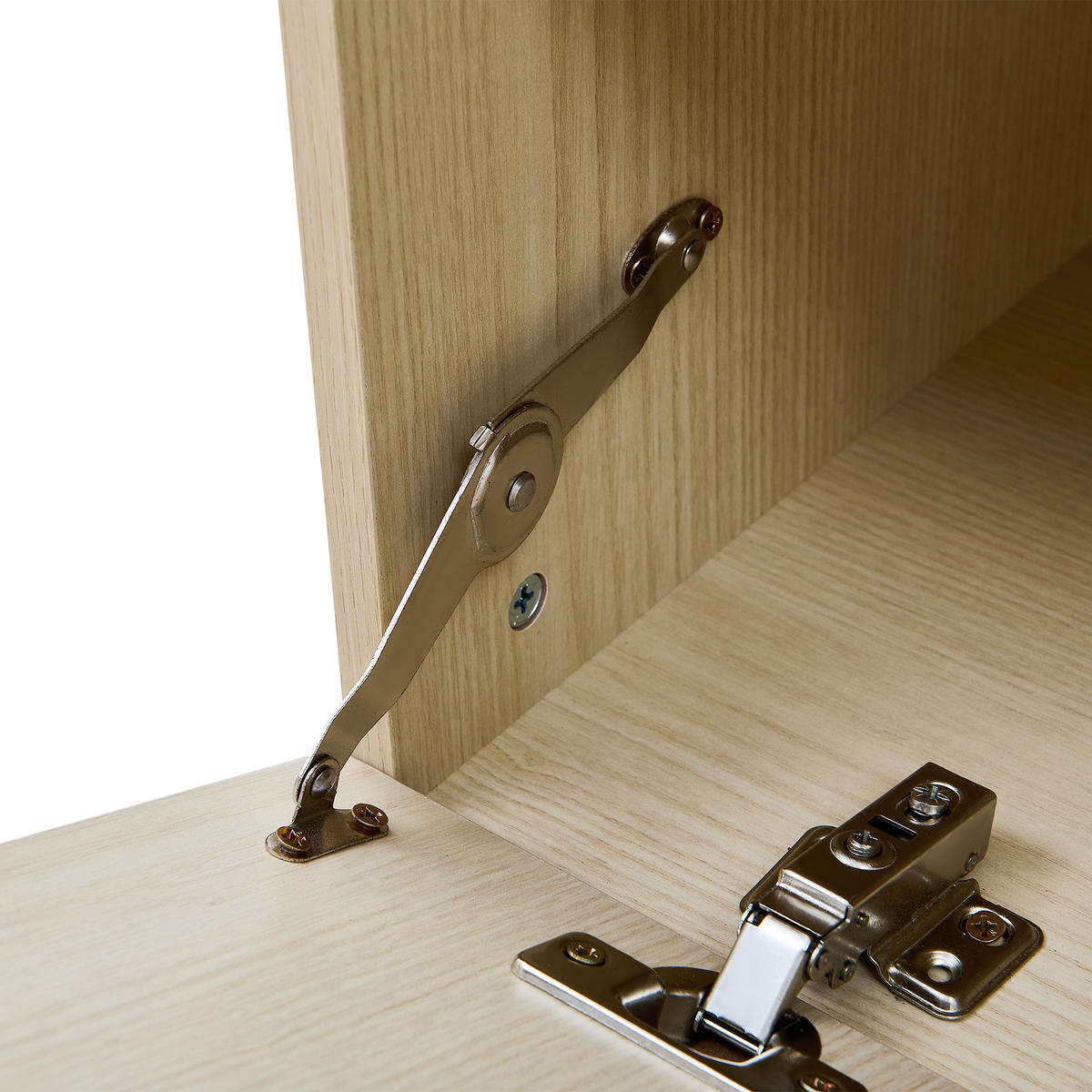 GARDEROBE Sitzbank Schuhschrank 4 Haken Stauraum Flur Organizer - Naturfarben, Holzwerkstoff (61/179.5/35cm) - FLIEKS