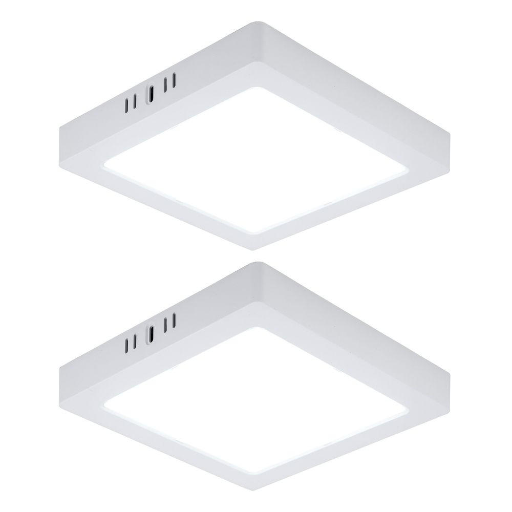 LED DECKENLEUCHTE Kunststoff Weiß - Weiß, Kunststoff (21.4/21.4/3.1cm)