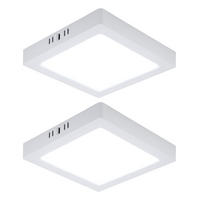 LED DECKENLEUCHTE Kunststoff Weiß - Weiß, Kunststoff (21.4/21.4/3.1cm)