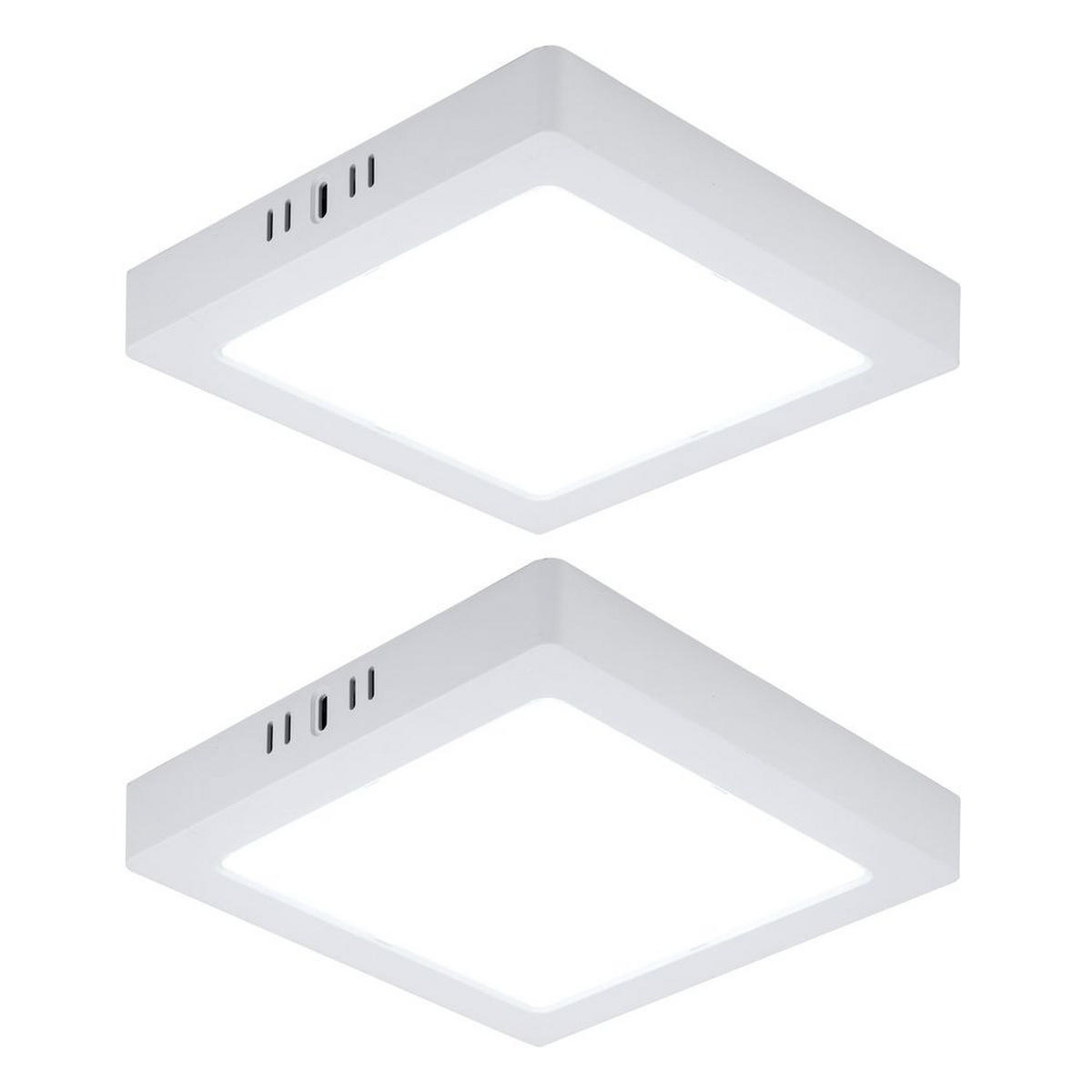 LED DECKENLEUCHTE Kunststoff Weiß - Weiß, Kunststoff (21.4/21.4/3.1cm)