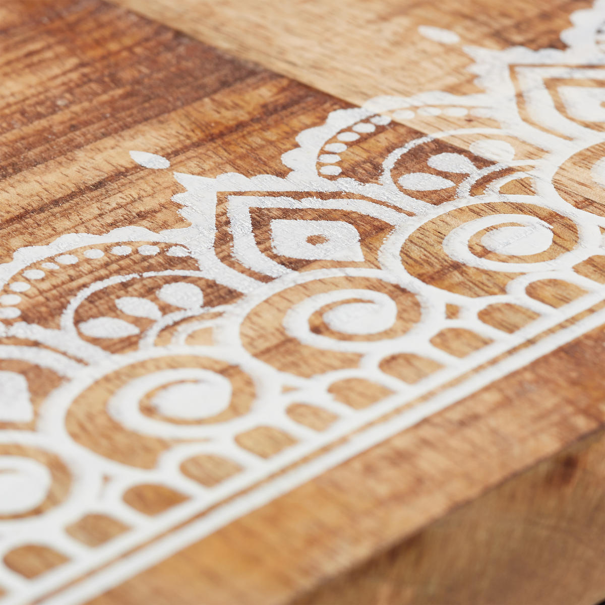 3xBEISTELLTISCH - Multicolor, Holz/Metall (35.5/35.5/55.5cm) - Relaxdays