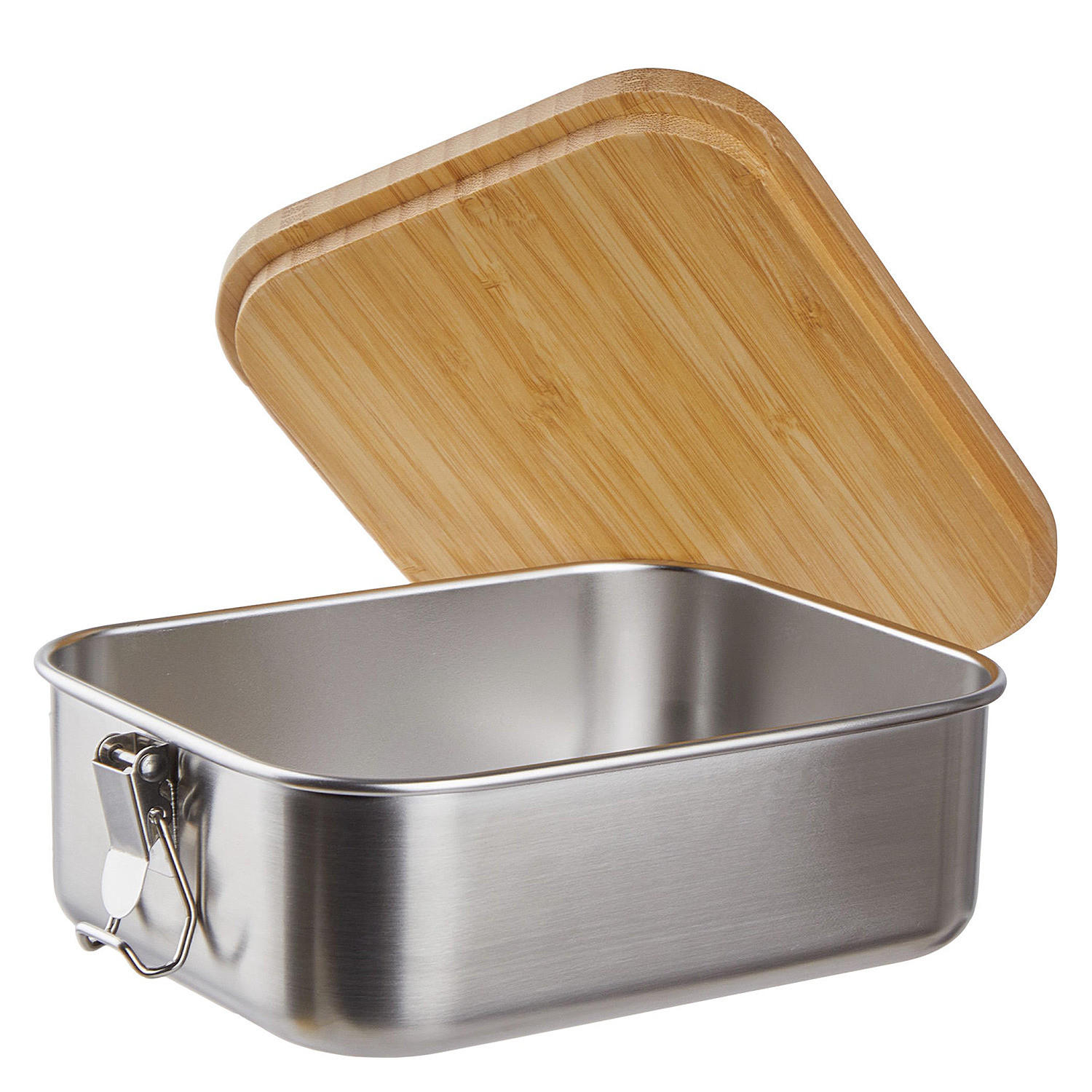 LUNCHBOX (6er Set) Bento - Silberfarben, Metall (15/7/19cm) - BUTLERS