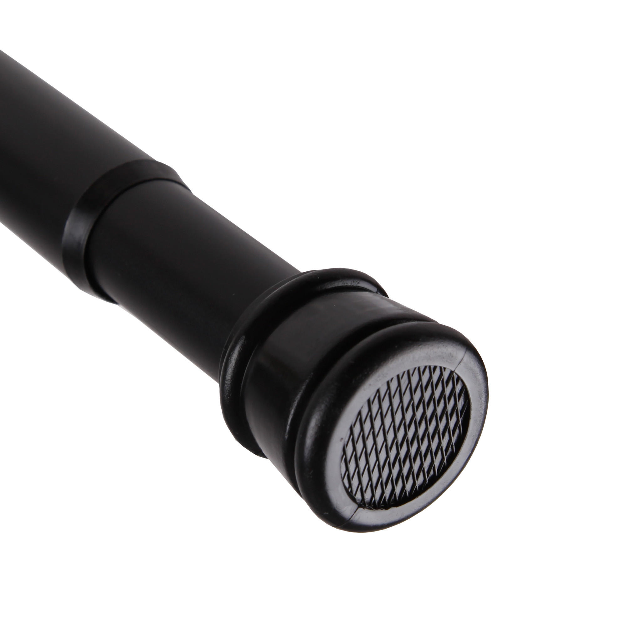 VERSTELLBARE Vorhangstange - Spannstange zum Klemmen Schwarz Ø22/25 mm 120-210 cm - Schwarz, Metall (120cm) - Bestlivings