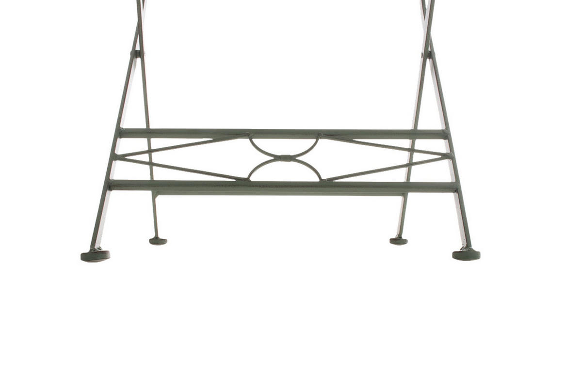 KLAPPSTUHL Asiri - 2er Set - antik-grün - Grün, Metall (40/43/95cm) - TPFLiving