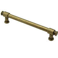 MÖBELGRIFF BA 160mm Altmessing Messing brüniert Vintage mit 2 Schrauben - Messingfarben, Metall (1.2/2.9/19cm) - Livingpoint24