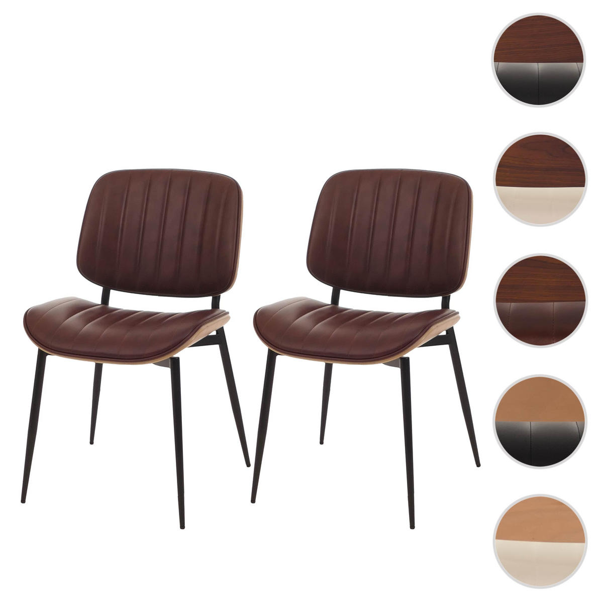 JEDÁLENSKÁ stolička Béžová, hnedá - hnedá/béžová, textil (48/83/52cm) - MCW