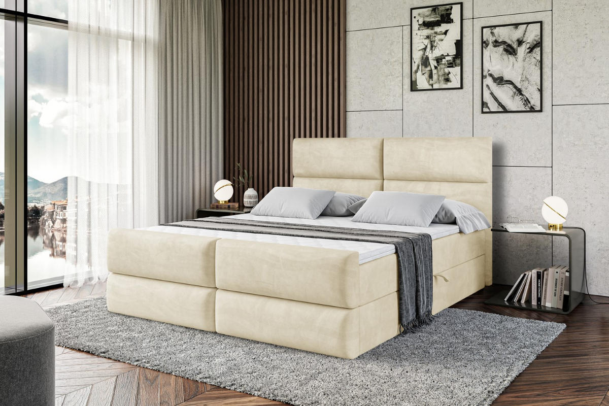 BOXBETT BOXI3-Z - 200x200 cm - H3 - Beige - Beige, Holzwerkstoff (200/200cm) - ALTDECOR