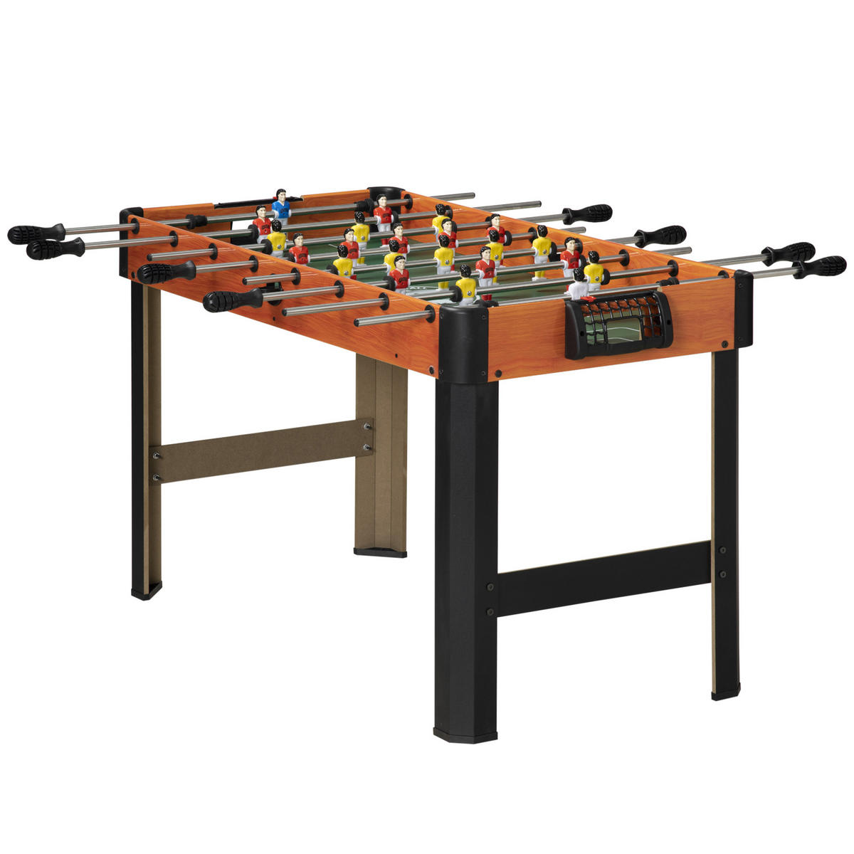 TISCHKICKER DE-10685 mit Punkteanzeige & rutschfesten Griffen Bunt - Braun, Holzwerkstoff (104/118cm) - ComfortXL