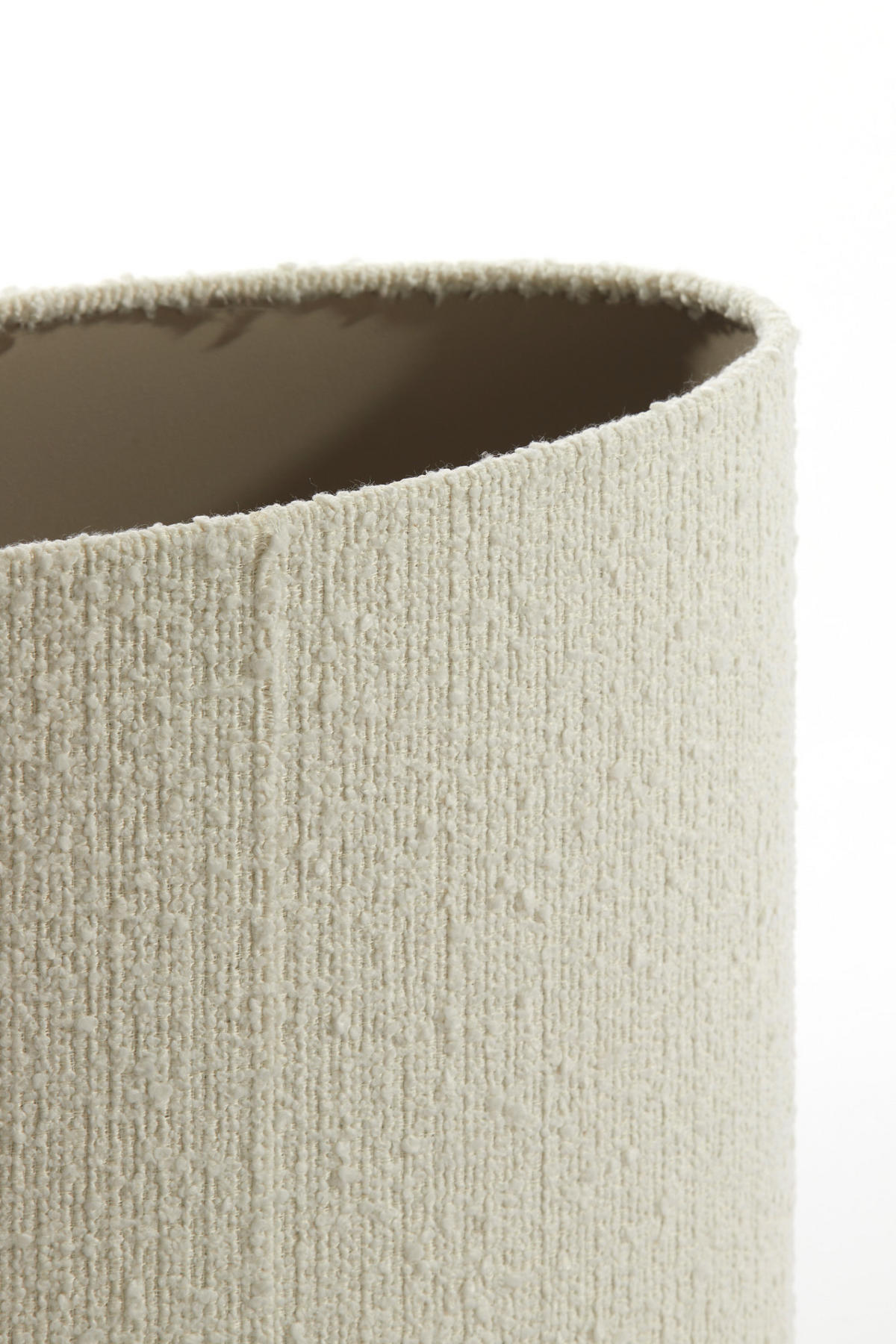 LAMPENSCHIRM Bolero Weiß 38/17,5/28 cm - Weiß, Textil (38/17.5/28cm) - Light & Living