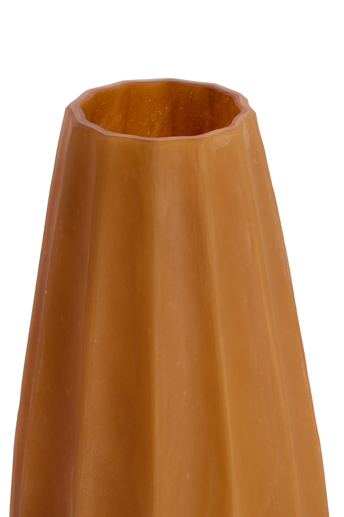 VAZE Bradley Braun 17.5/17.5/44.5 cm - Braun, Glas (44.5cm) - Light & Living