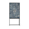HIGHBOARD aus MDF ALVA BLUE VINTAGE RUG - Pastellblau, Holzwerkstoff (75/164.5/45cm) - RNT By Really Nice Things
