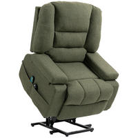 MASSAGESESSEL DE-15406 elektrisch mit Massage und Heizung Grün - Grün, Metall (90/102/97cm) - ComfortXL