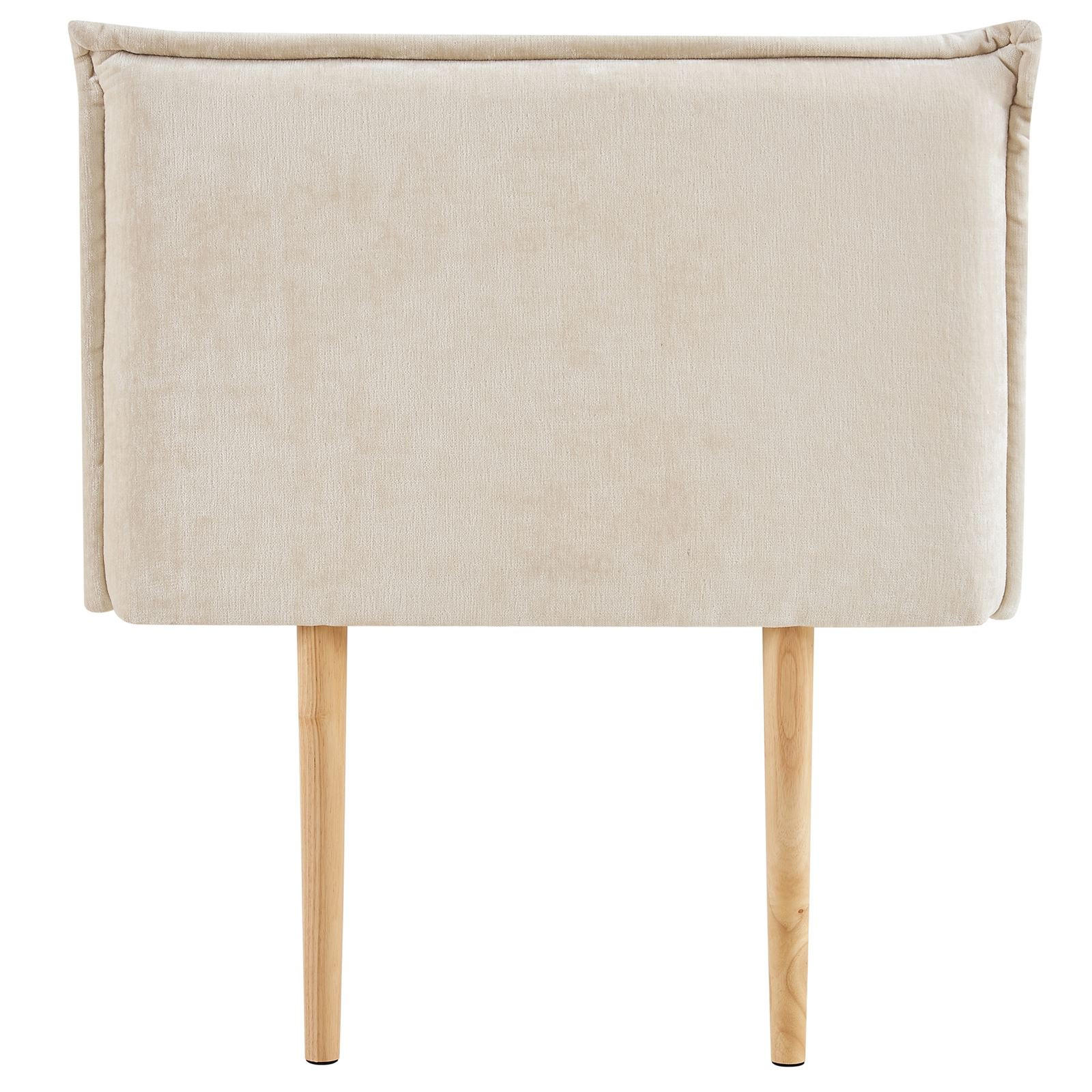 KOPFTEIL DELMO 90X190 CM - Creme, Textil (91/99/7cm) - IDIMEX