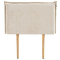 KOPFTEIL DELMO 90X190 CM - Creme, Textil (91/99/7cm) - IDIMEX