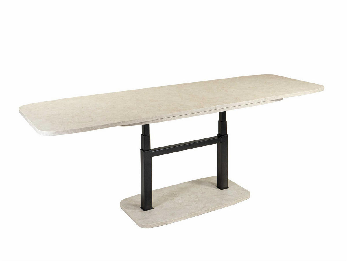 COUCHTISCH höhenverstellbar ausziehbar Cora 110x53x63 Muschel-Sand - Sandfarben, Holzwerkstoff (110/63/63cm) - 58aufmkessel