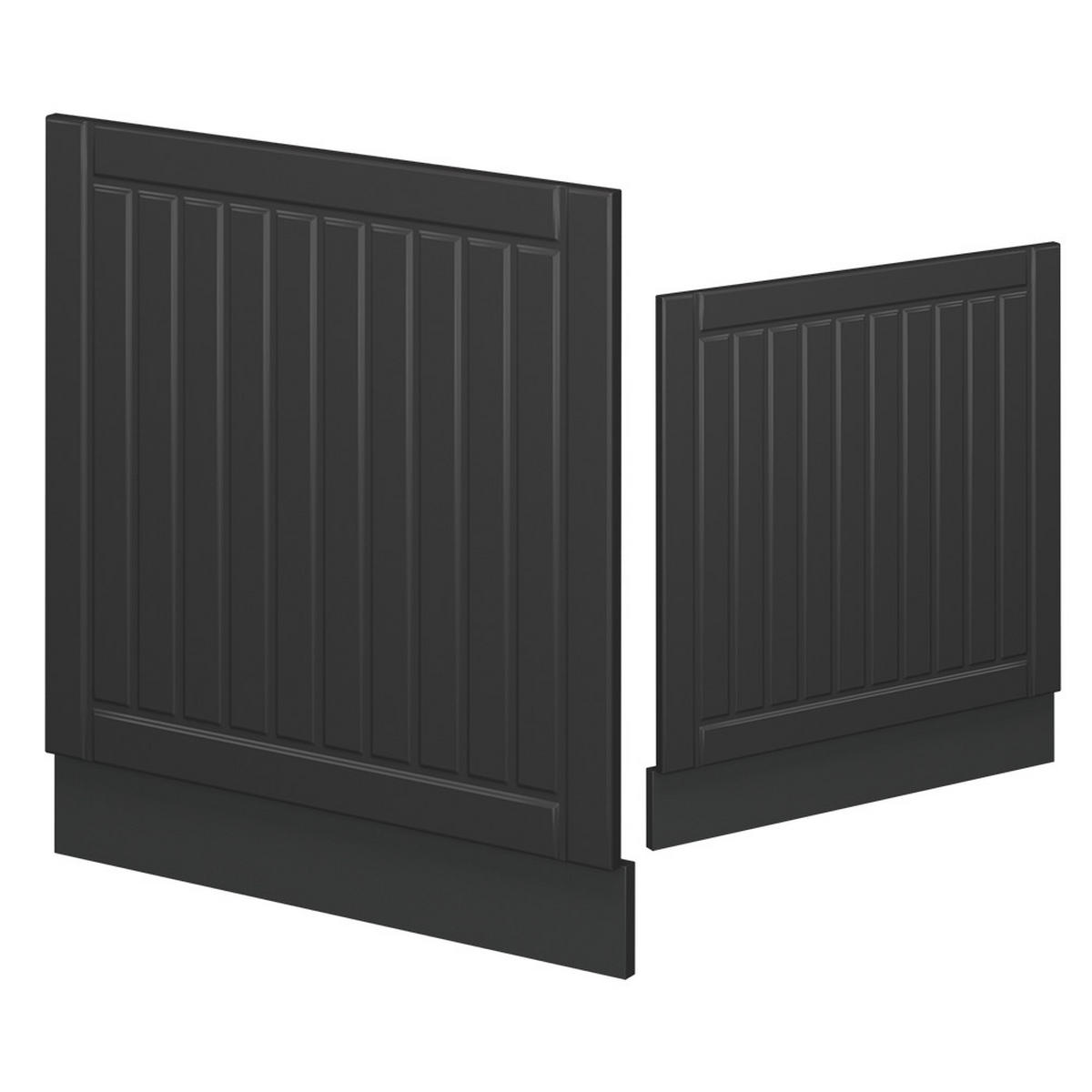 FRONTBLENDE Fame-Line Dunkelgrau 60 cm - Dunkelgrau/Anthrazit, Holzwerkstoff (60/67.4/1.6cm) - Vicco