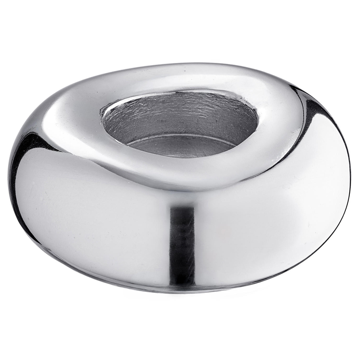 TEELICHHALTER Chrome - Silberfarben, Metall (4cm) - Butlers