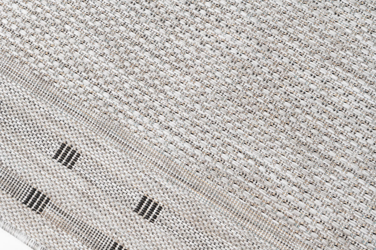 LÄUFER MELISSA Grau Modern Geometrisch 100/900 cm - Grau, Textil (100/900cm) - Tapiso