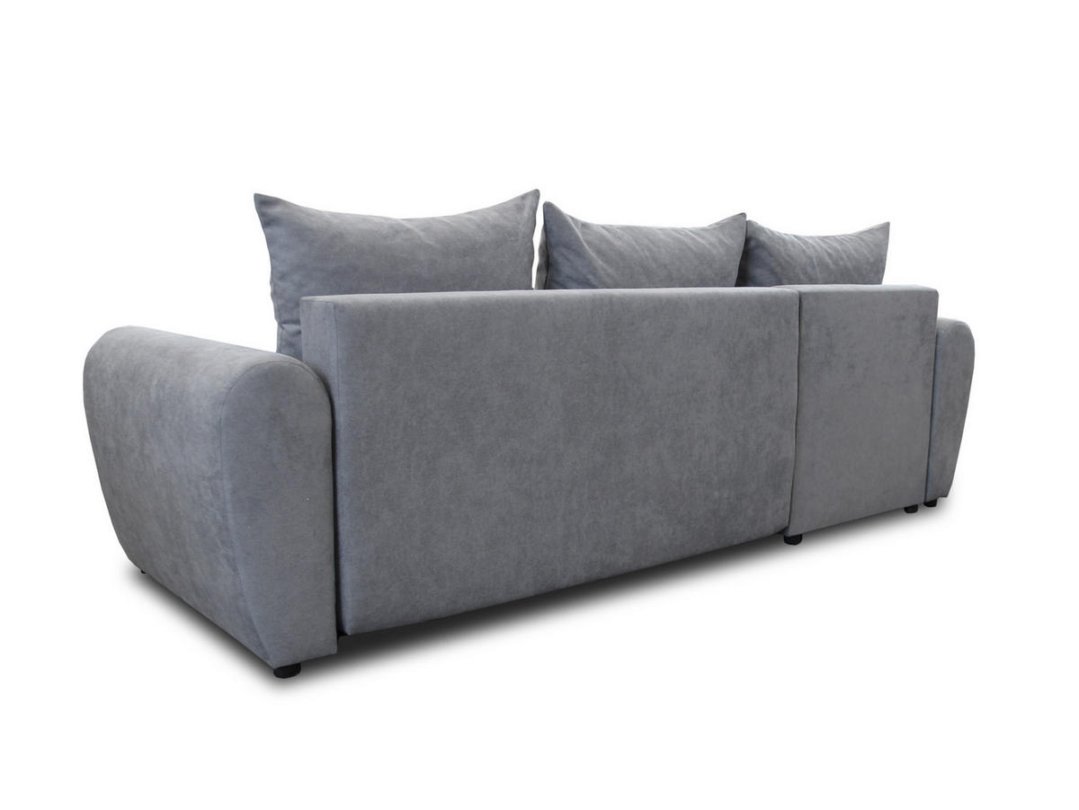 ECKSOFA Cleo L - Schwarz, Holz/Textil (243/147cm) - Sofnet