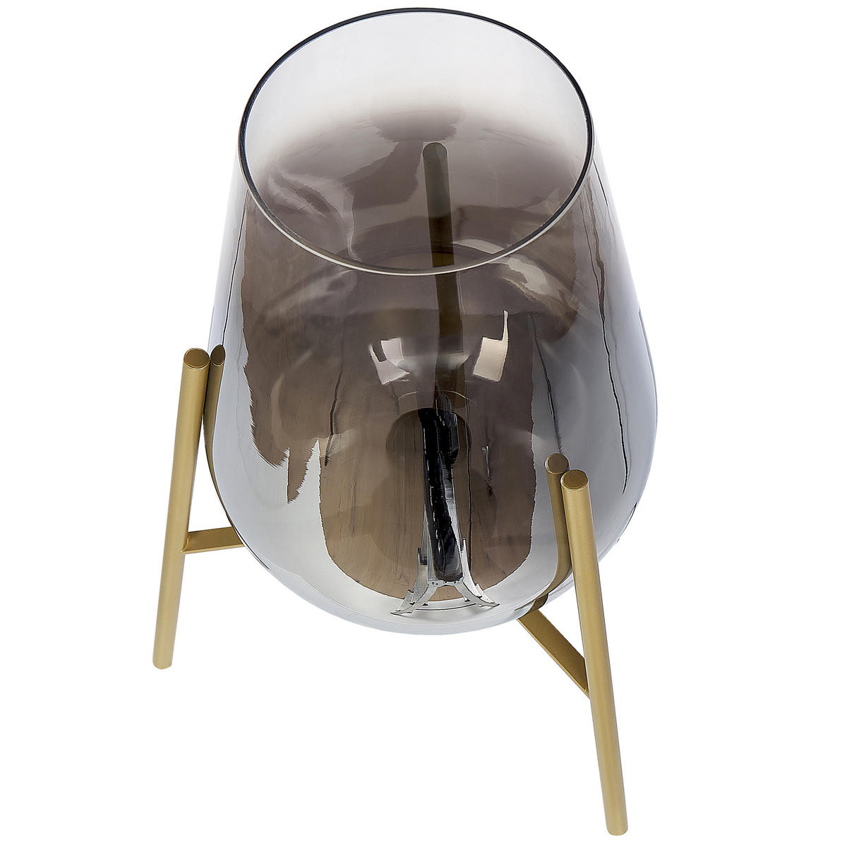 TISCHLAMPE Mena 55/55/44 cm - Goldfarben, Metall (55/55/44cm) - Beliani