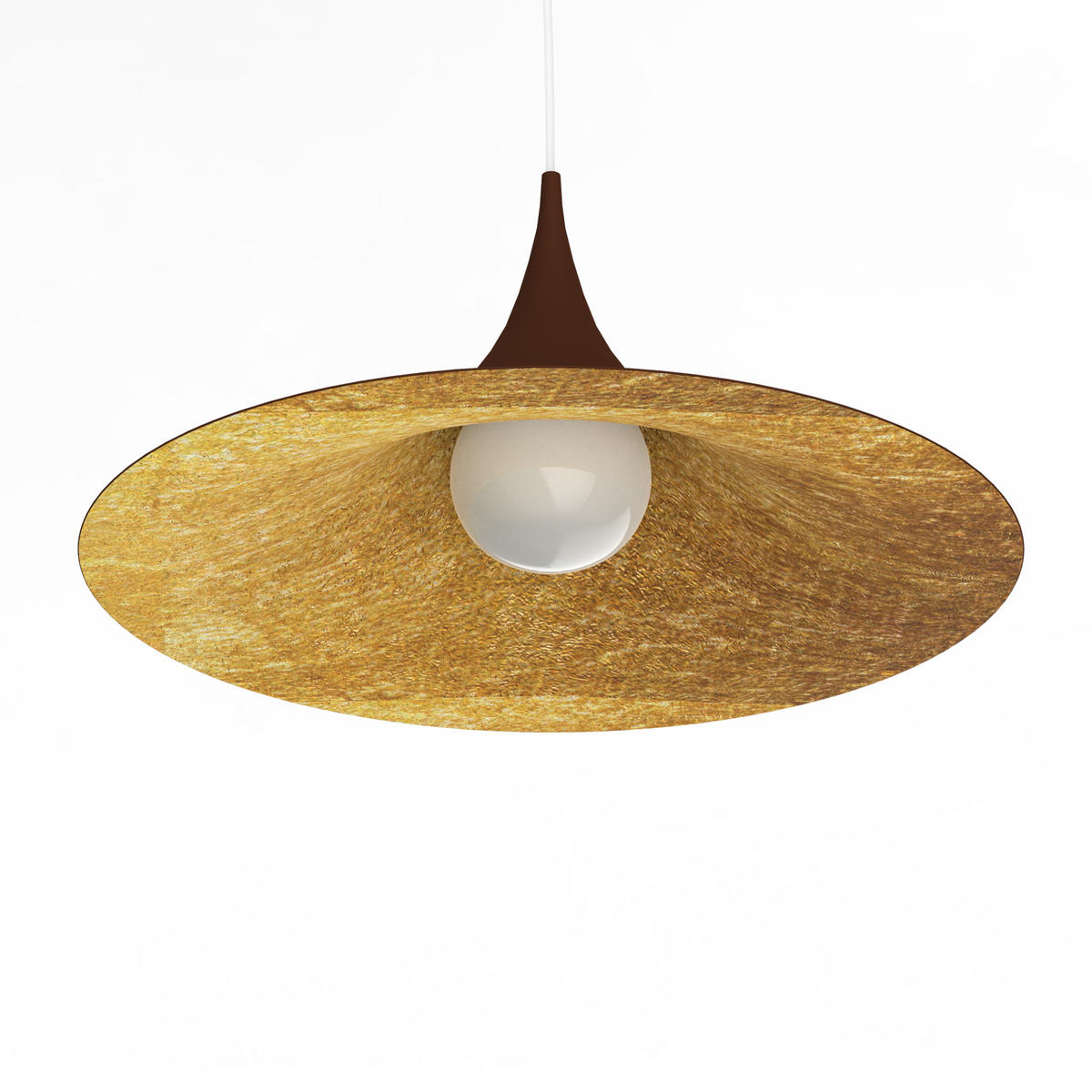 HÄNGELEUCHTE - Goldfarben, Metall (57/57/27cm) - Lumicom