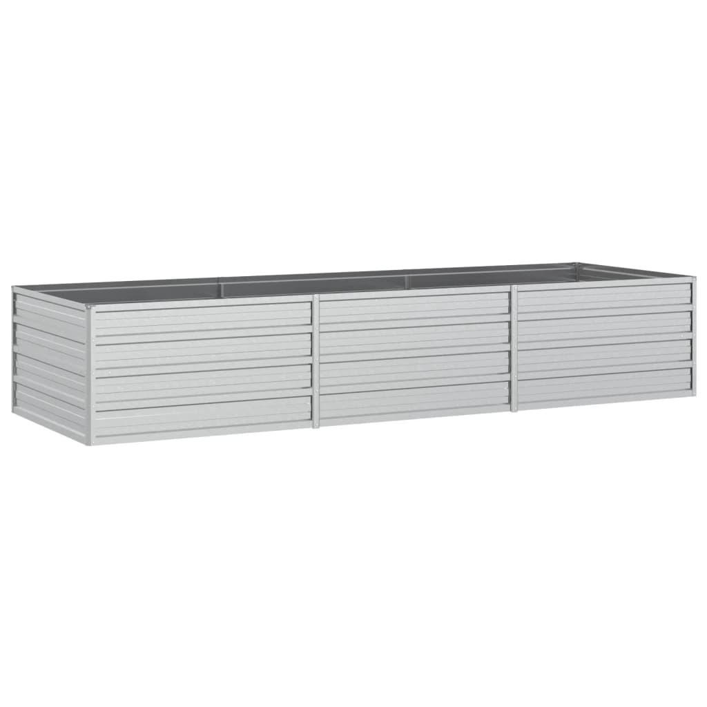 Deluke Hochbeet Silber 240x45x80 cm