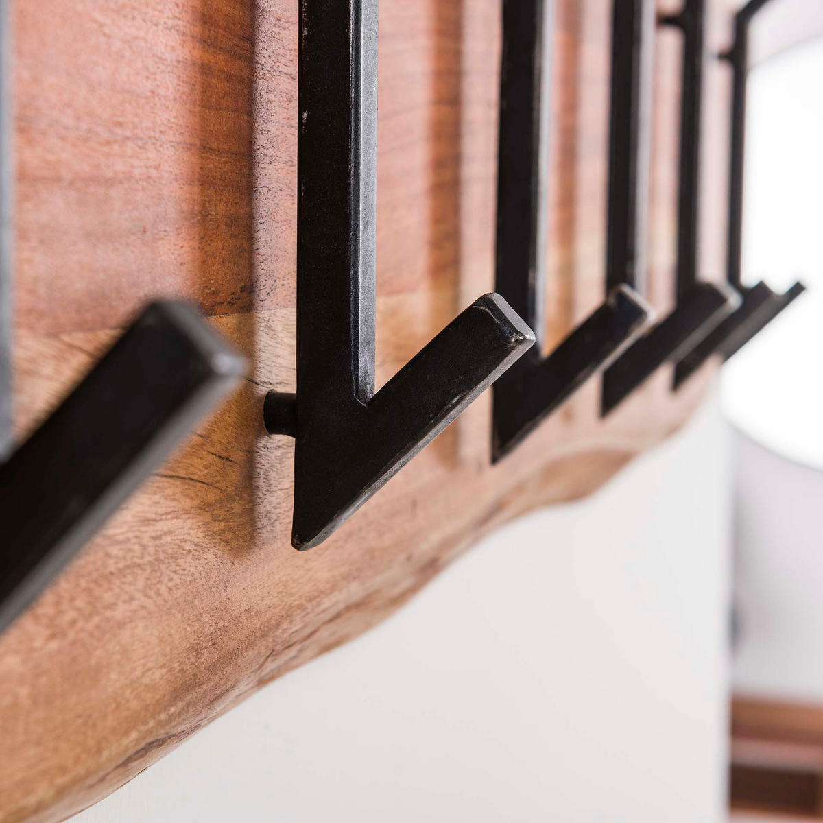 WANDGARDEROBE Edge Braun 100/12/30 cm - Braun, Holz (12/30/100cm) - Hoyz Collection