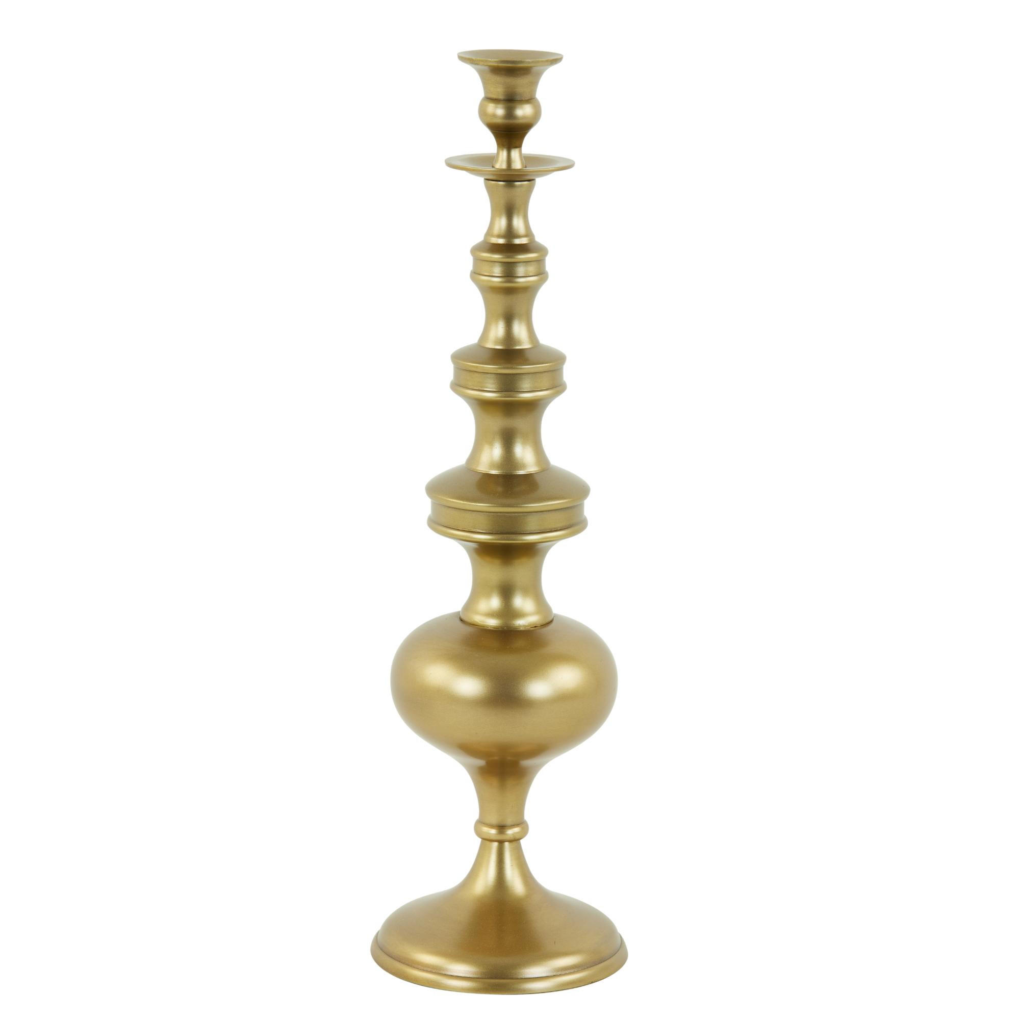 LEUCHTER Lizet Gold 15/15/52 cm - Goldfarben, Metall (15/52/15cm) - Light & Living