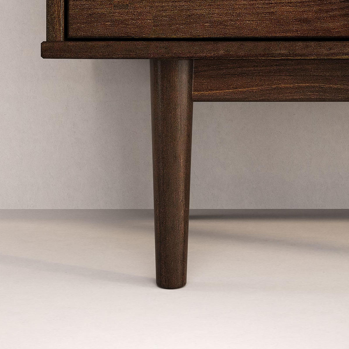 LOWBOARD TECCA - Nussbaumfarben, Holz (180/48/41cm) - IDIMEX