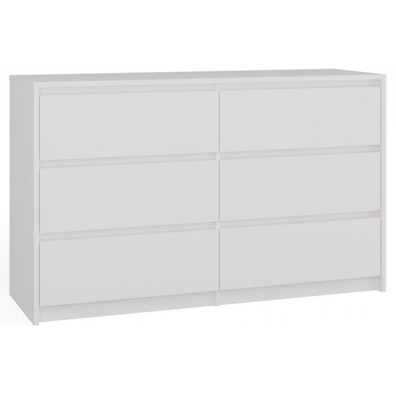 KOMMODE Weiß 120/73,5/40 - Weiß, Holzwerkstoff (120/74/40cm) - RAUMHIRSCH FURNITURE