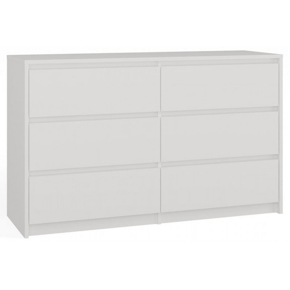 KOMMODE Weiß 120/73,5/40 - Weiß, Holzwerkstoff (120/74/40cm) - RAUMHIRSCH FURNITURE